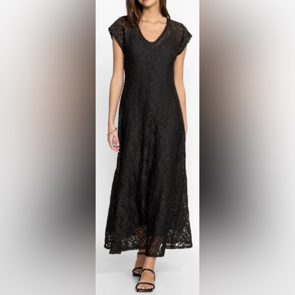 NWT Johnny Was Corinne Maxi Dress W/Full Cami, Sz XS
